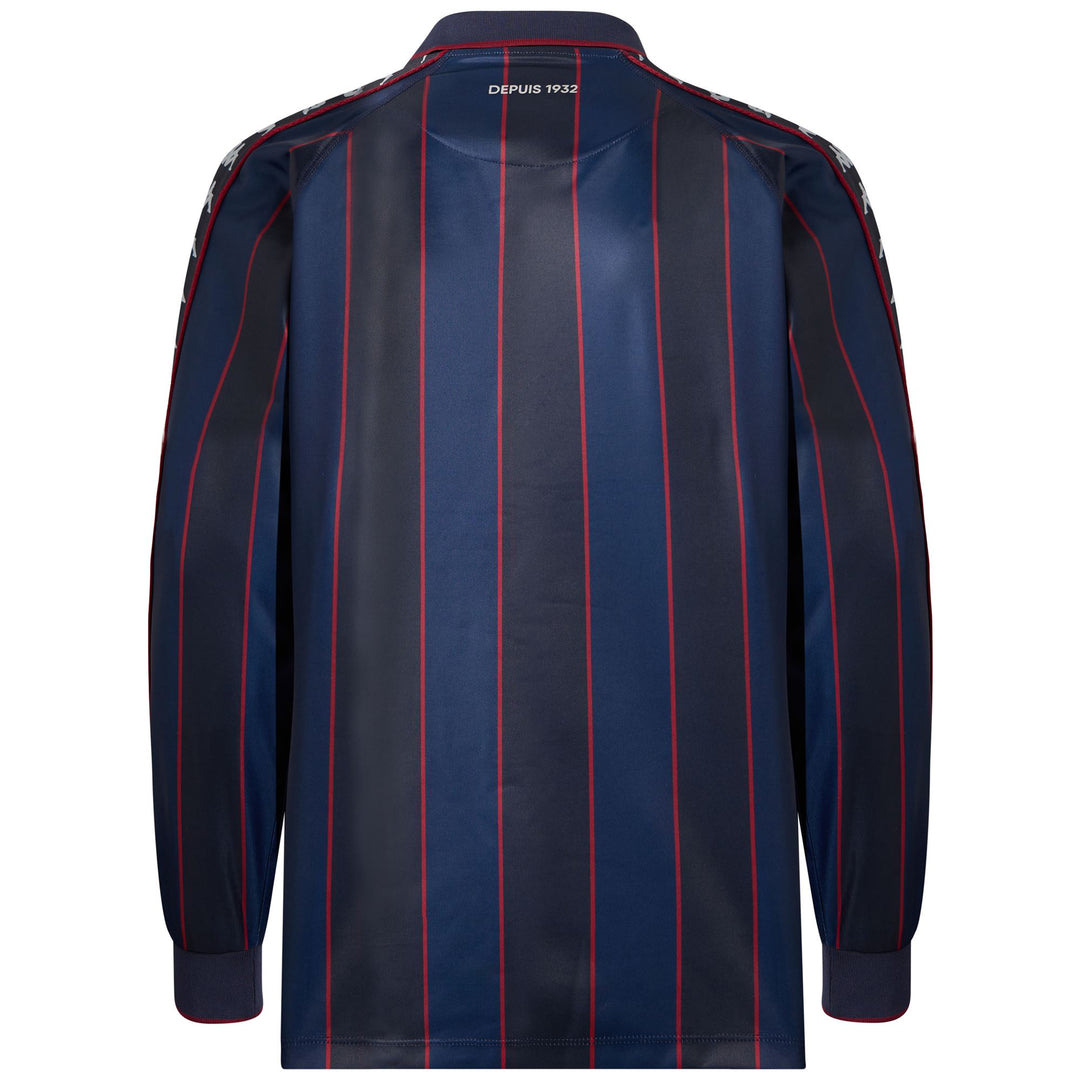 Blue Men's FC Metz Football Shirt in Recycled Interlock Fabric main