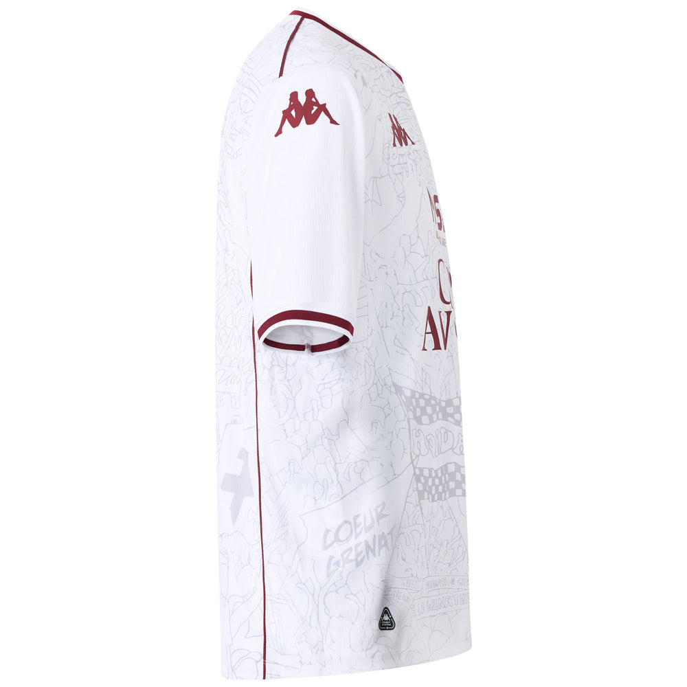 White Men's FC Metz Football Shirt 02
