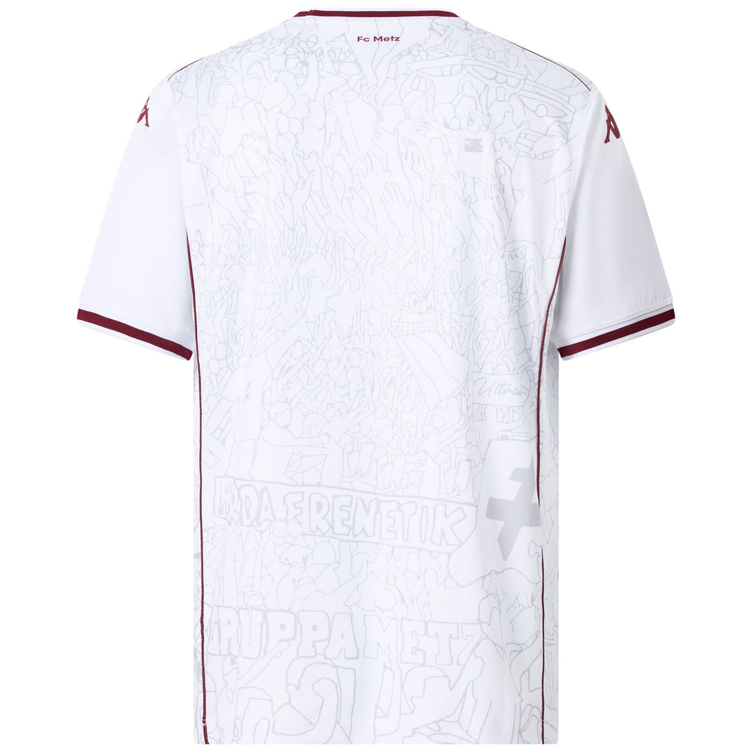Maglia da calcio FC Metz da uomo bianca main