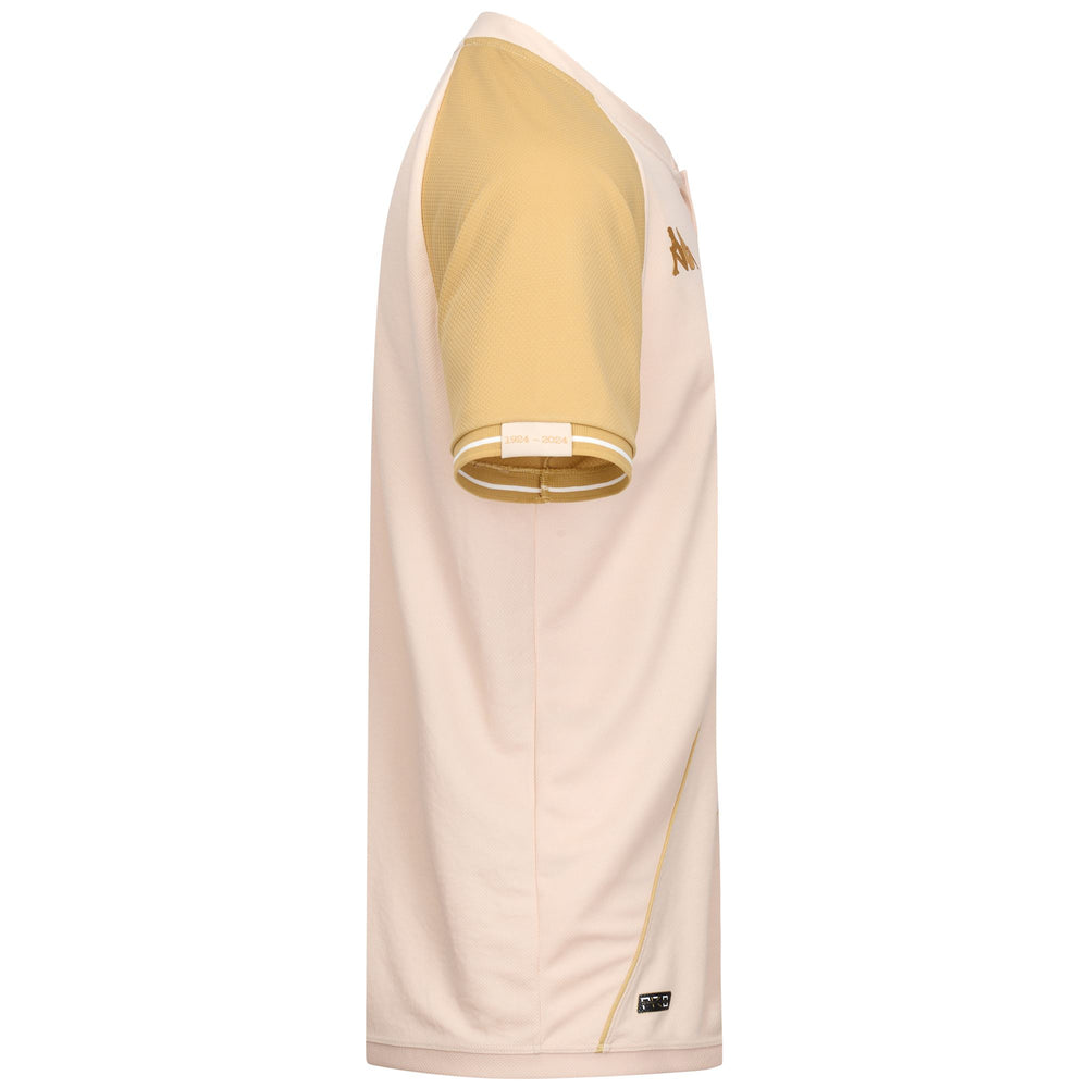 Beige Men's Active Jersey with Exclusive Pattern 02