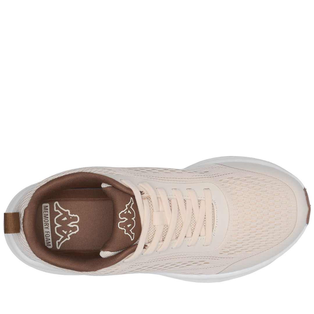 Beige Unisex Low Cut Sneakers with Breathable Mesh Upper main