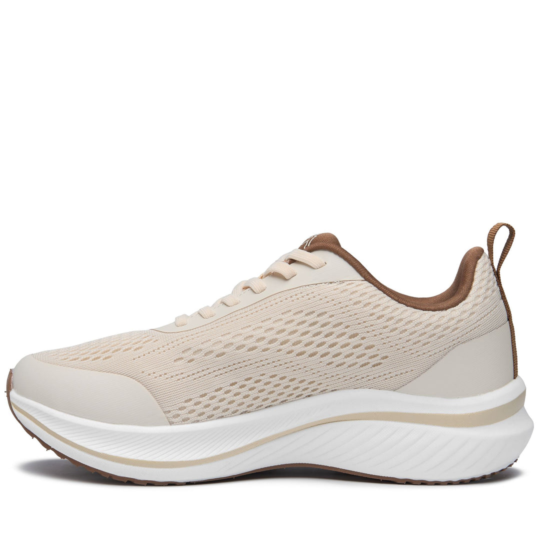 Beige Unisex Low Cut Sneakers with Breathable Mesh Upper main