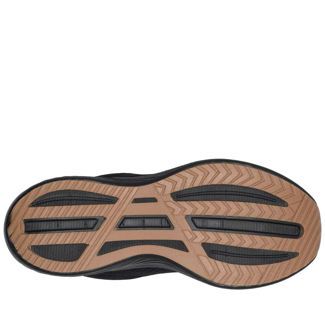 Black and Beige Unisex Breathable Low Cut Sneakers for Walking main