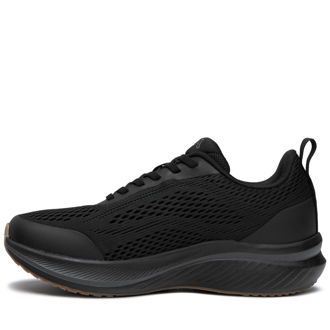 Black and Beige Unisex Breathable Low Cut Sneakers for Walking main