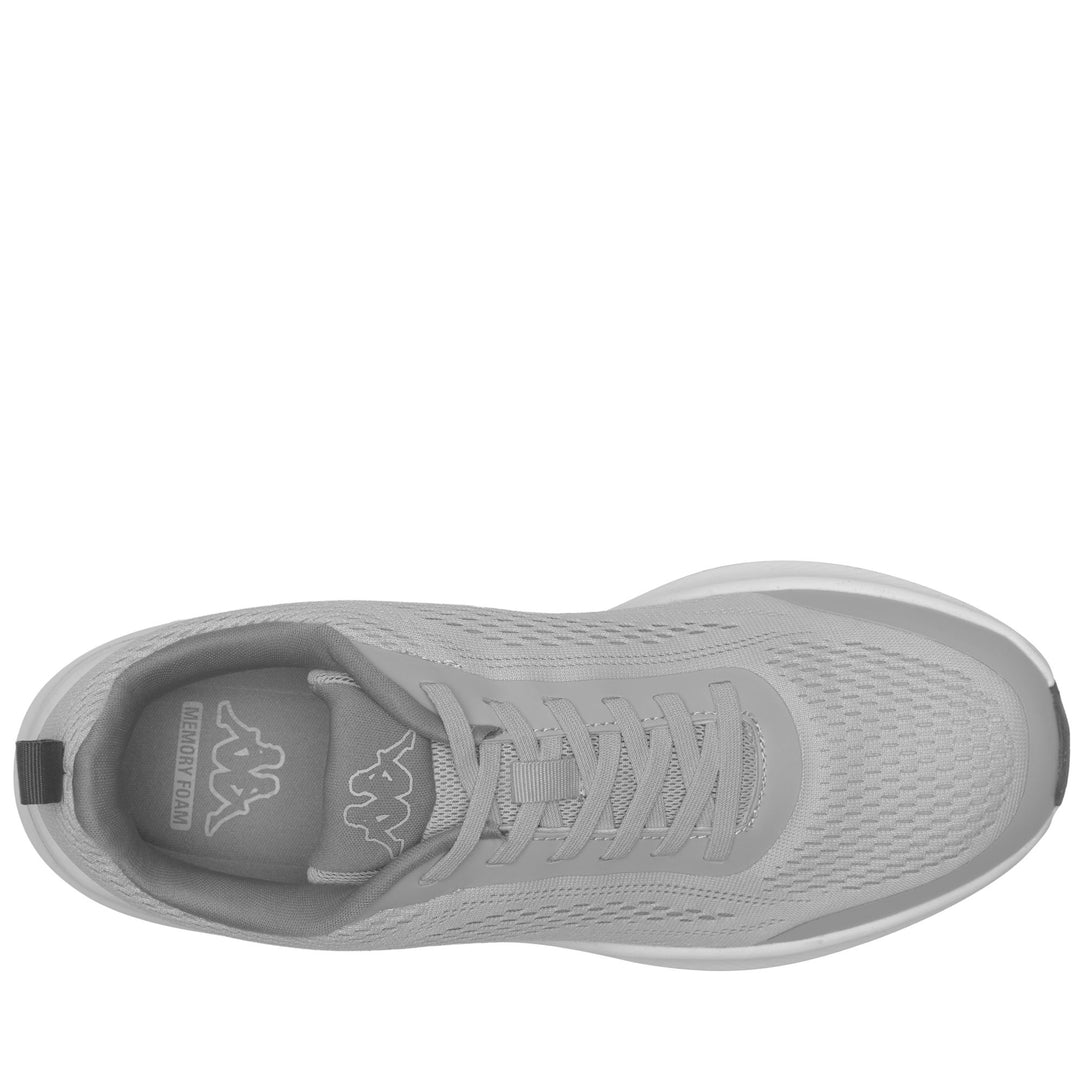 Scarpe da passeggio unisex grigie con tomaia in mesh traspirante main