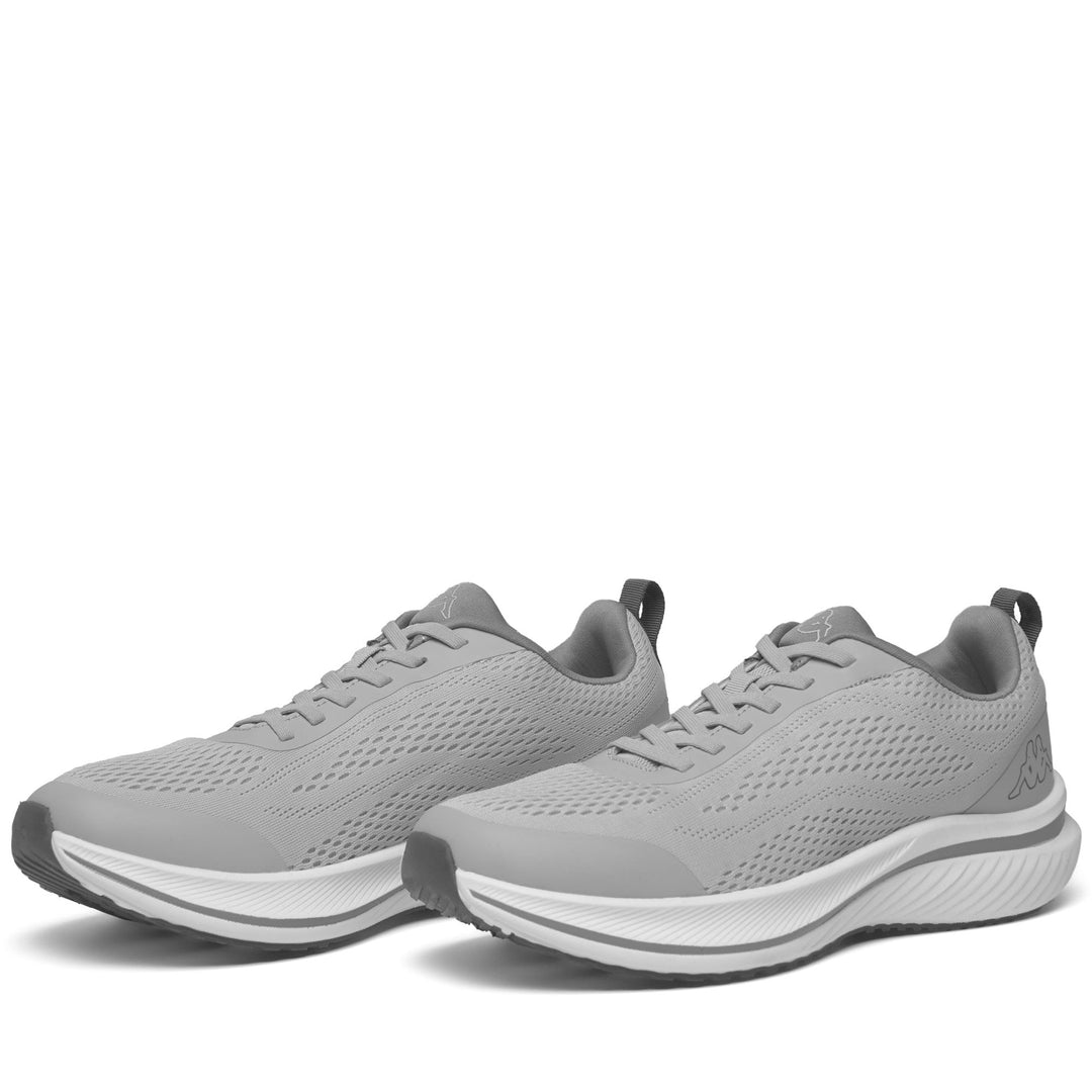Scarpe da passeggio unisex grigie con tomaia in mesh traspirante main
