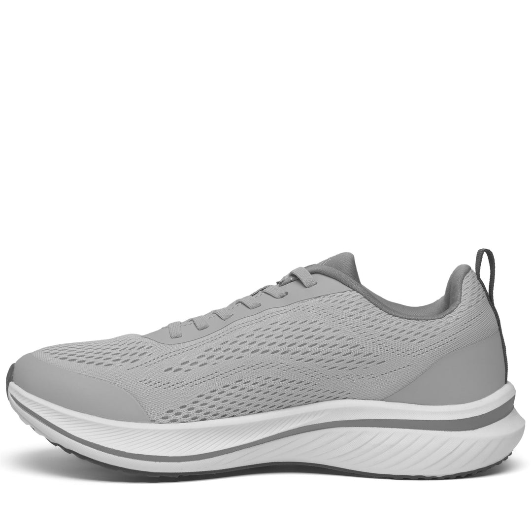 Scarpe da passeggio unisex grigie con tomaia in mesh traspirante main