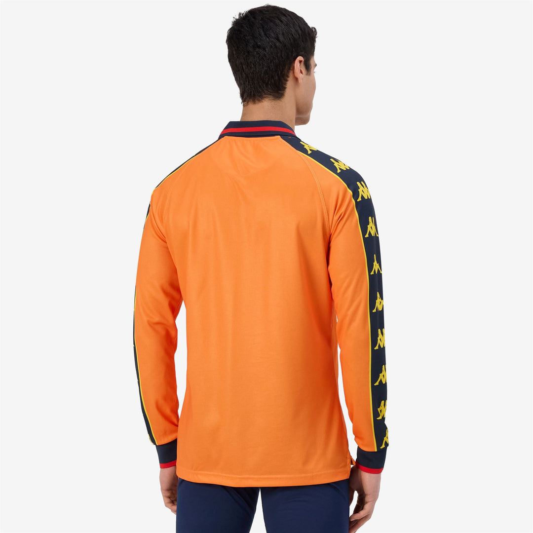 Orange Men's Long Sleeve Active Jersey Shirt with Hydro-Way Technology main