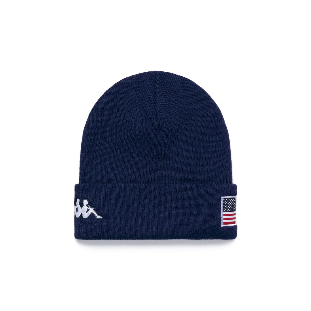 Blue Men's Ski Acrylic Hat 01
