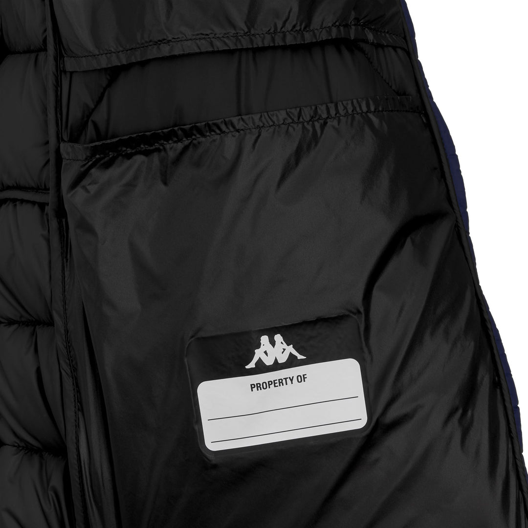 Blue Unisex Regular Fit Padded Jacket with Water Protection main