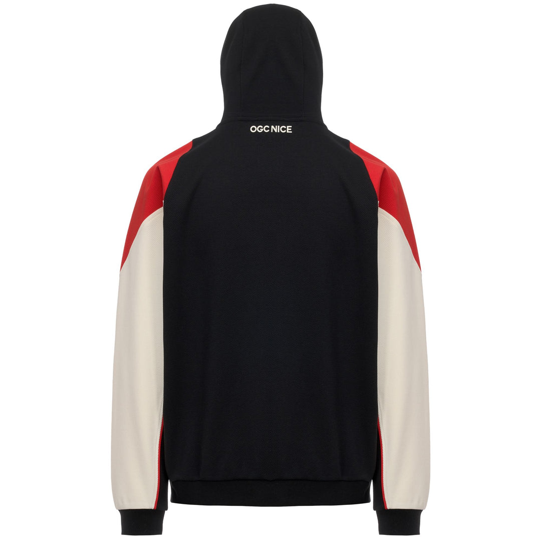 VALSAR OGC NICE - Fleece - Hoodie Full Zip - Man - Black-White Whispers-Red main