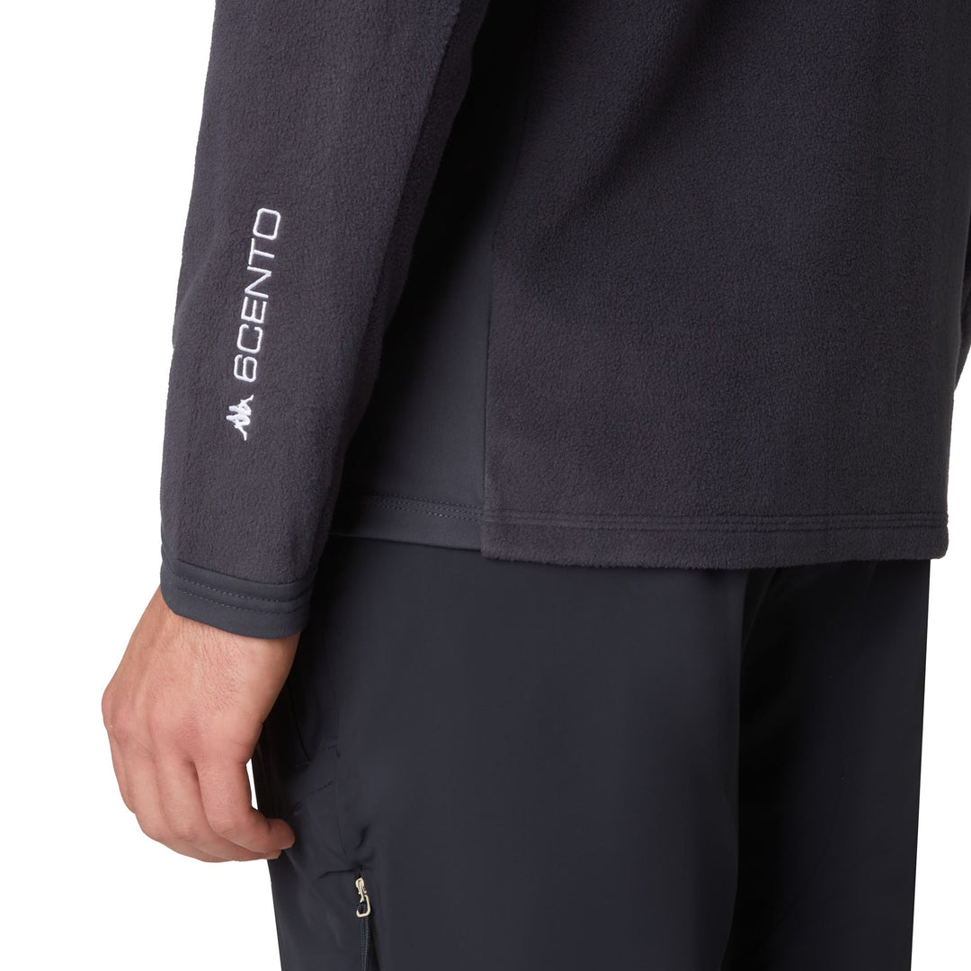 Blue Men's Slim Fit Fleece Mid-Layer with Stretch Inserts main