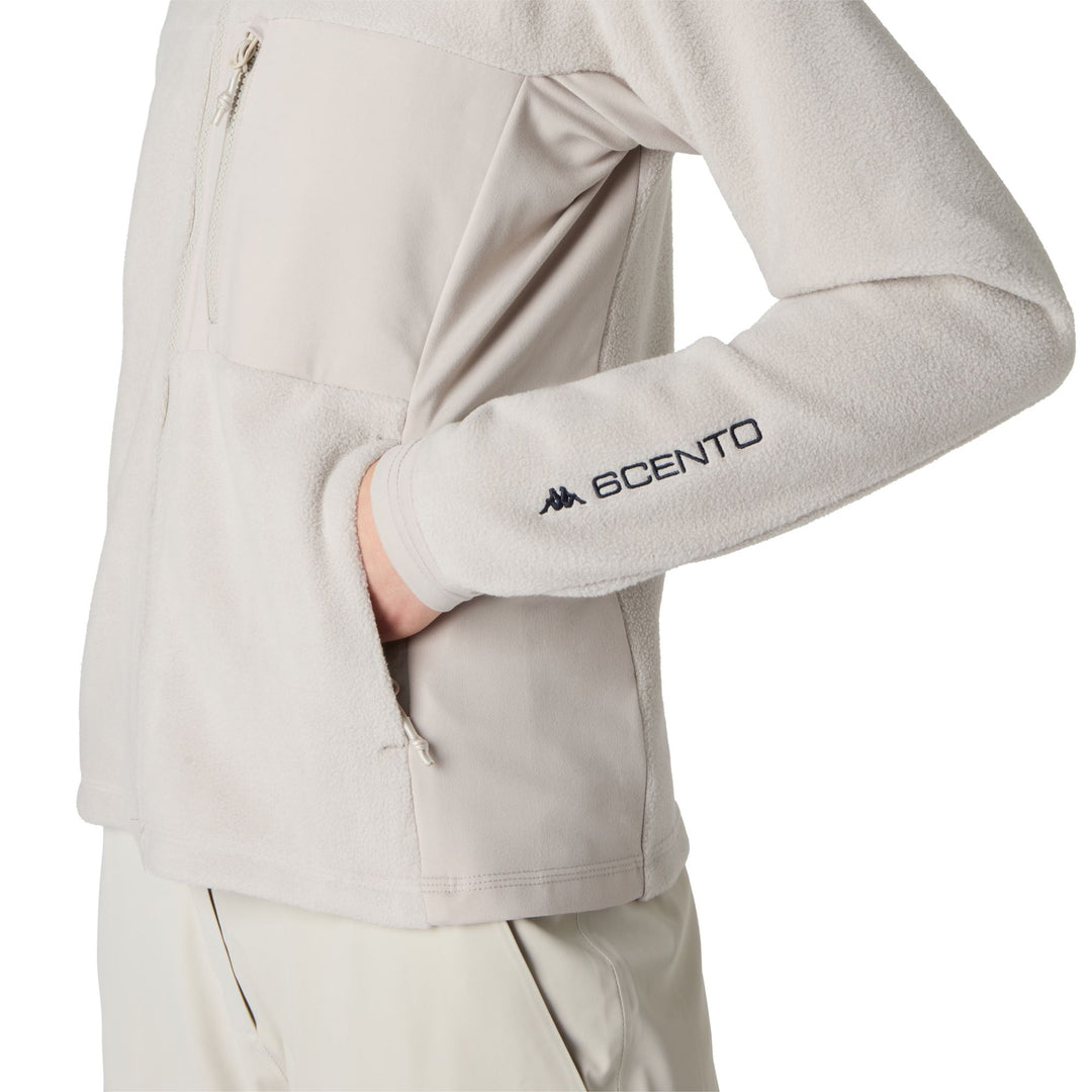 Beige Women's Slim Fit Fleece with Stretch Inserts main