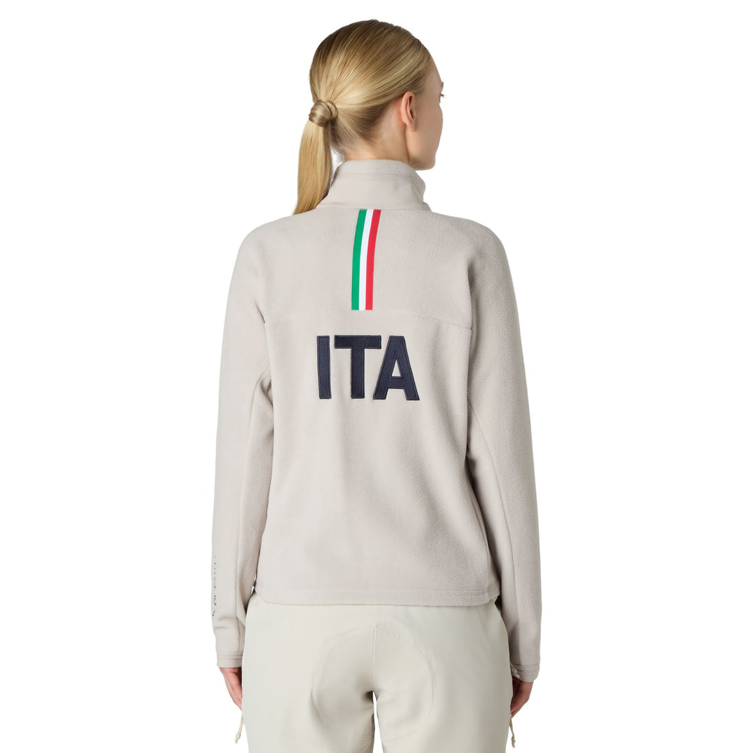Beige Women's Slim Fit Fleece with Stretch Inserts main
