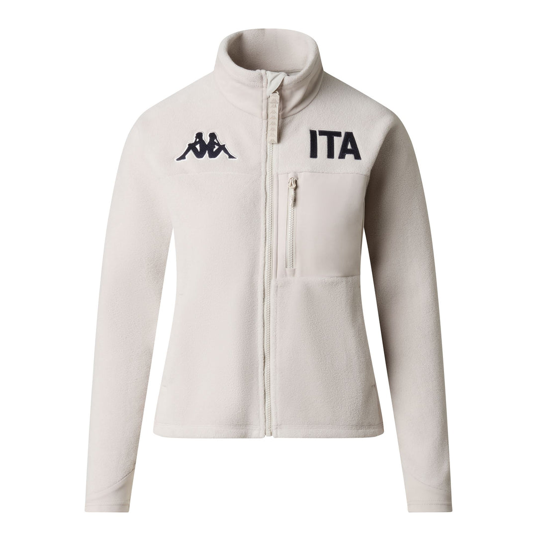 Beige Women's Slim Fit Fleece with Stretch Inserts main
