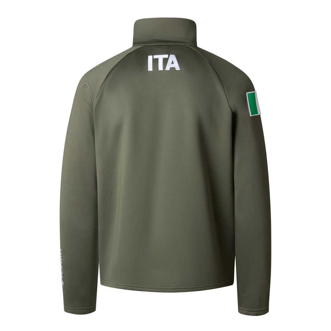 Green Unisex Functional Fleece with Stretch Inserts main