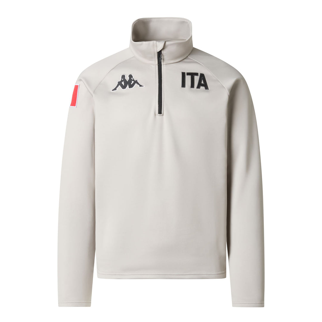 Beige Unisex Fleece Jacket with Stretch Inserts main