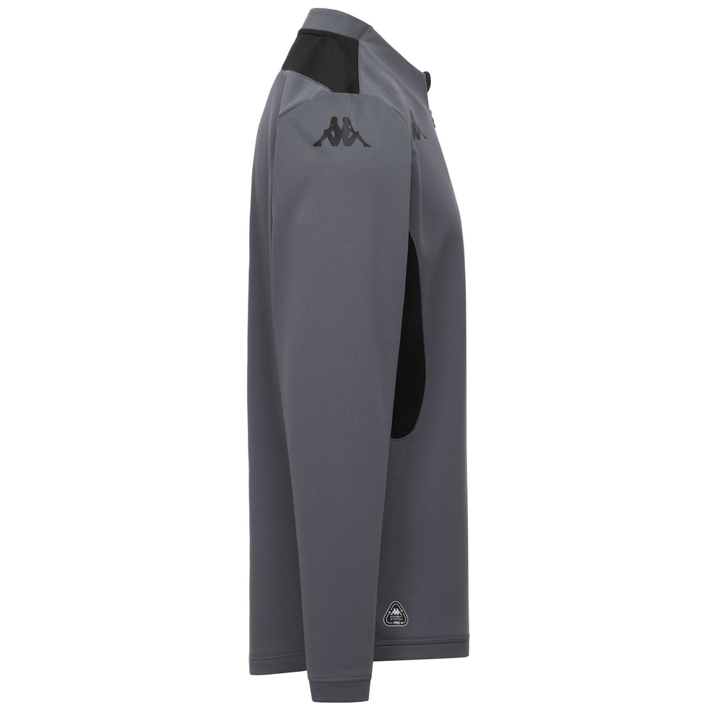Pull de football gris unisexe coupe ajustée en tissu éponge recyclé 02