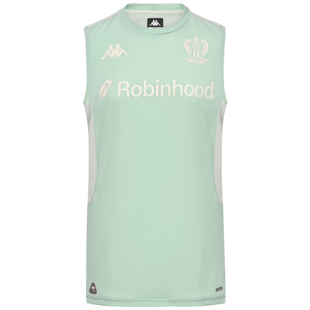 MASCO PRO 2 OGC NICE - Camisetas Activas - Camiseta sin mangas - Hombre - Green Misty-Grey Lt 01