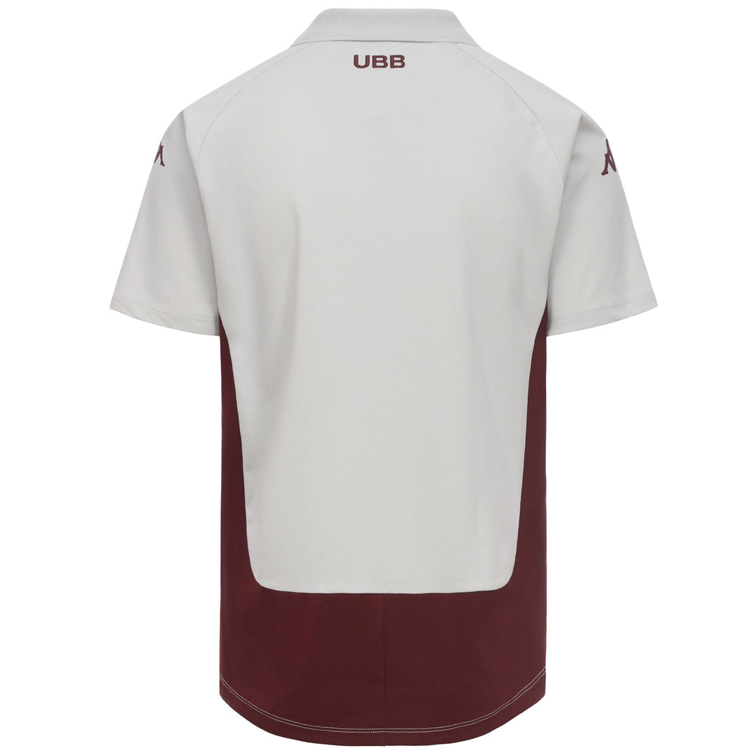 MINDATTI 2 UBB - Polos - Polo - Homme - Grey-Bordeaux main
