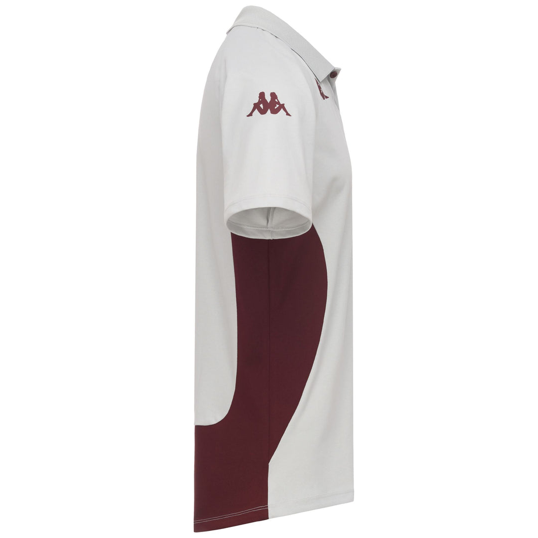 MINDATTI 2 UBB - Polos - Polo - Homme - Grey-Bordeaux main