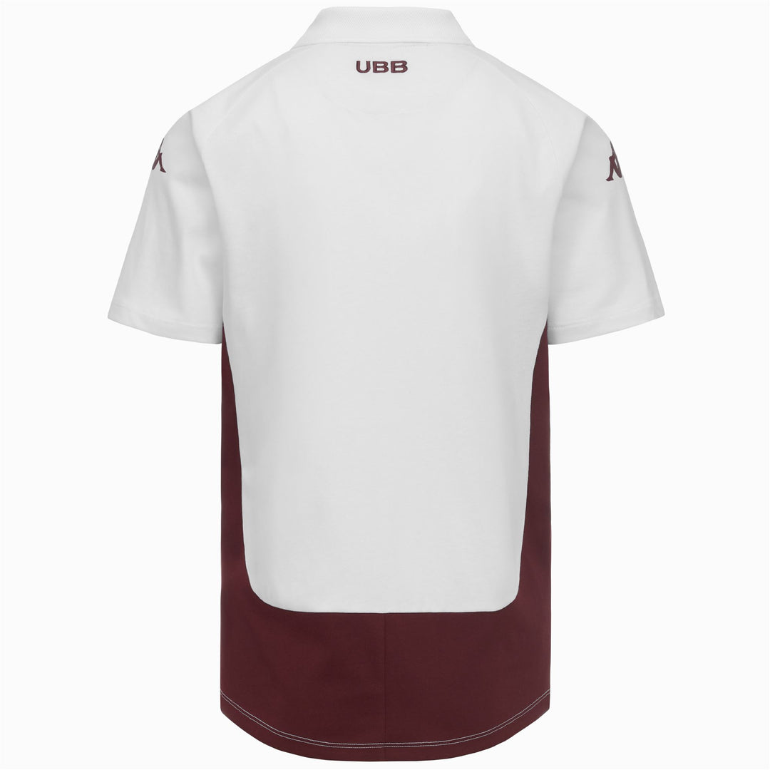 MINDATTI 2 UBB - Polos - Polo - Homme - White-Bordeaux main