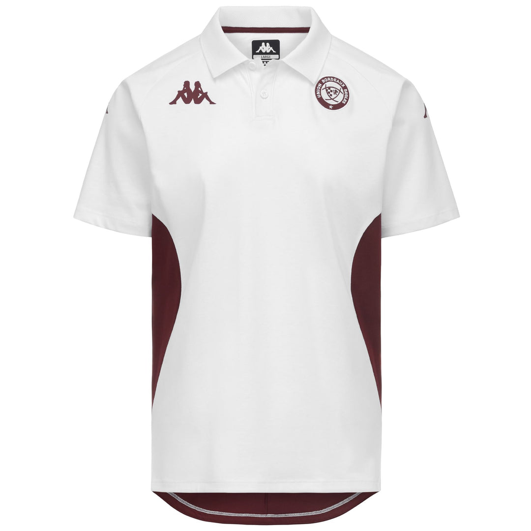 MINDATTI 2 UBB - Polo Shirts - Polo - Man - White-Bordeaux 01