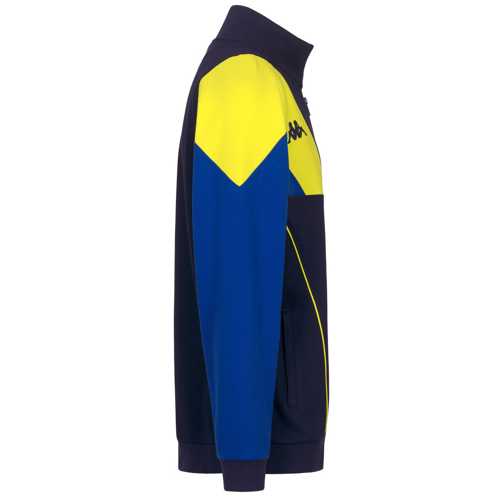 Blue Men's Comfort Fit Cadiz Football Fleece Hoodie 02