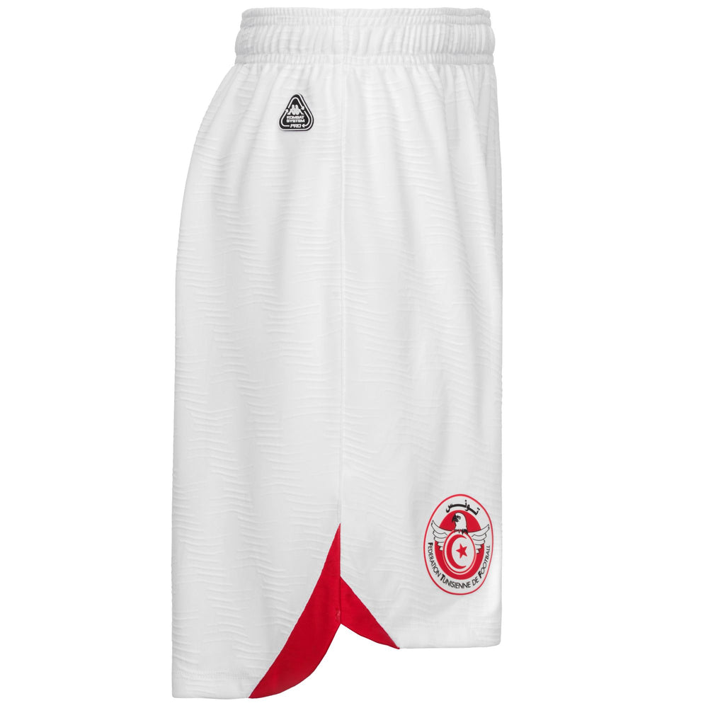 White Men's Regular Fit Recycled Polyester Soccer Shorts 02