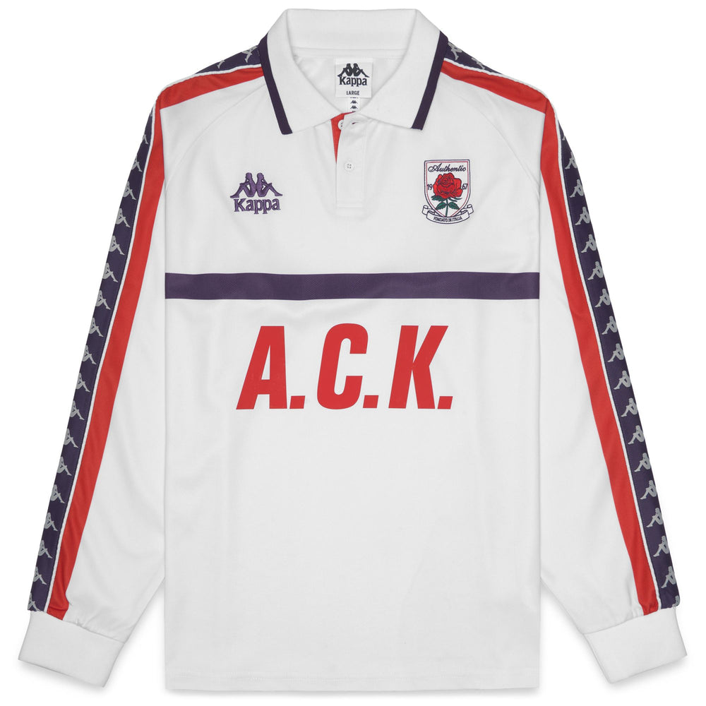 222 BANDA ODATIN - Active Jerseys - Polo - Man - White Natural-Violet Anil 02