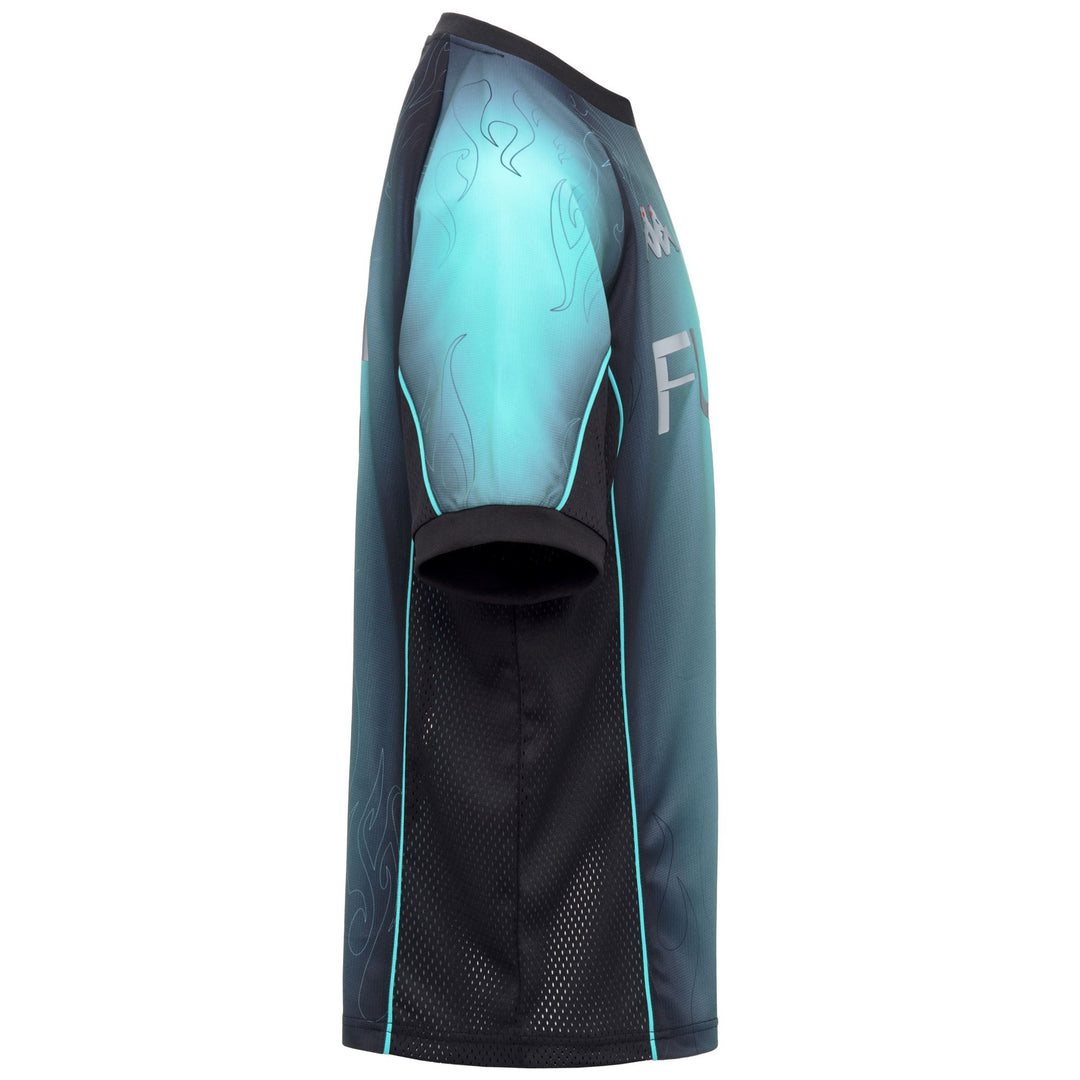 Kappa FuturFestival Light Blue Men's Sportswear Comfort Fit T-Shirt with Graphic Design main