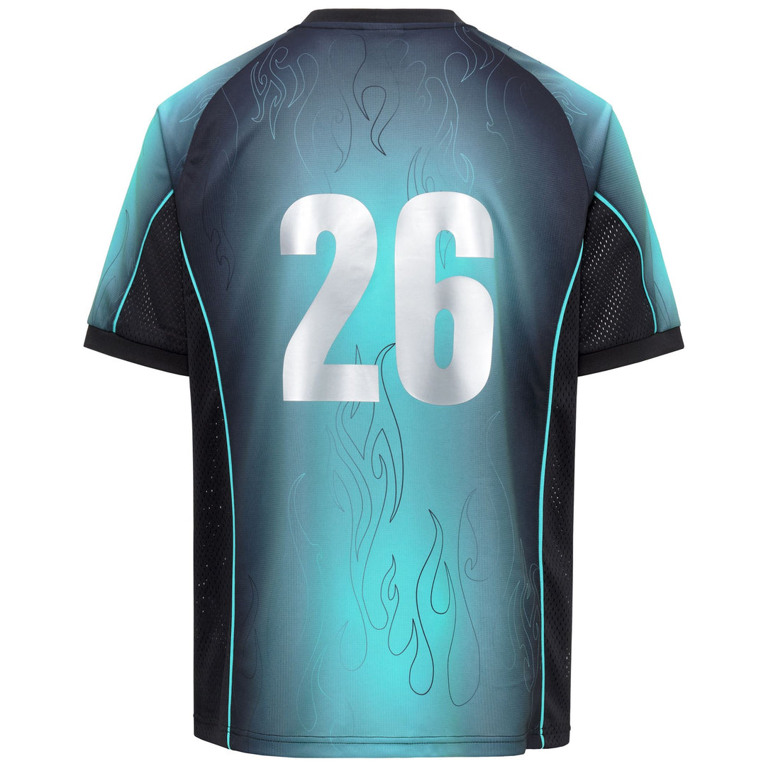 Kappa FuturFestival Light Blue Men's Sportswear Comfort Fit T-Shirt with Graphic Design main