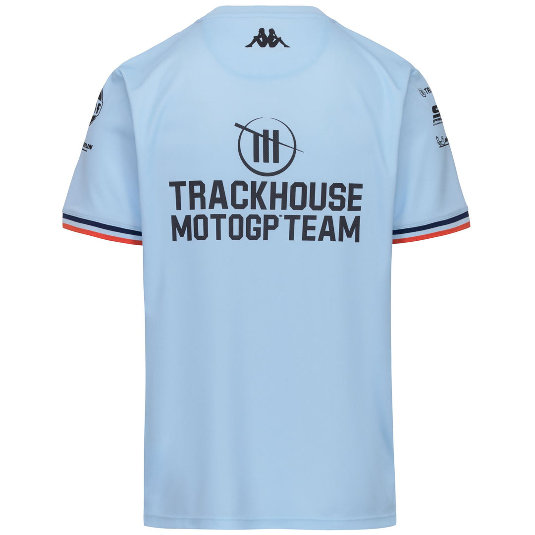 Chemise bleue pour homme, coupe classique, idéale pour la moto main