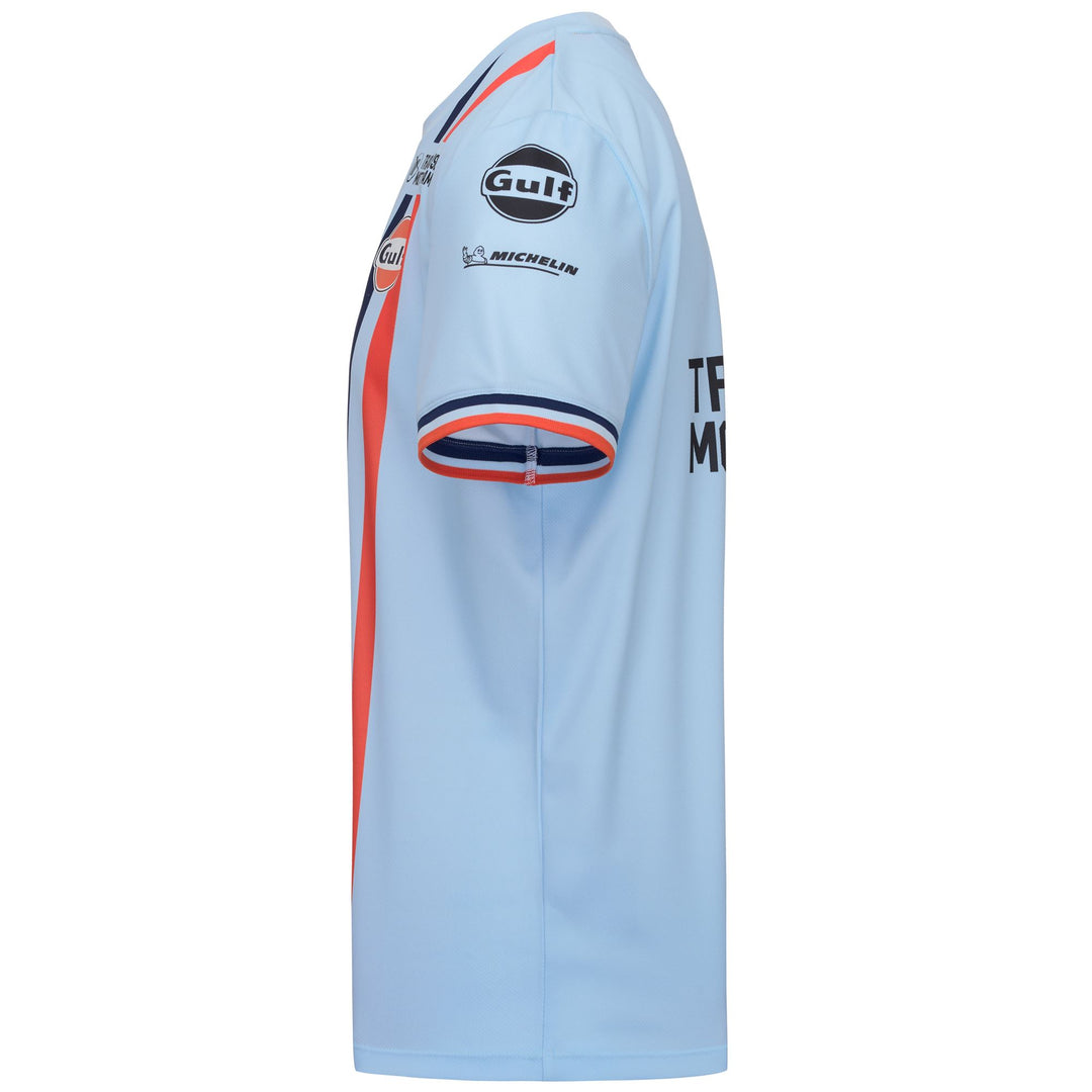 Chemise bleue pour homme, coupe classique, idéale pour la moto main