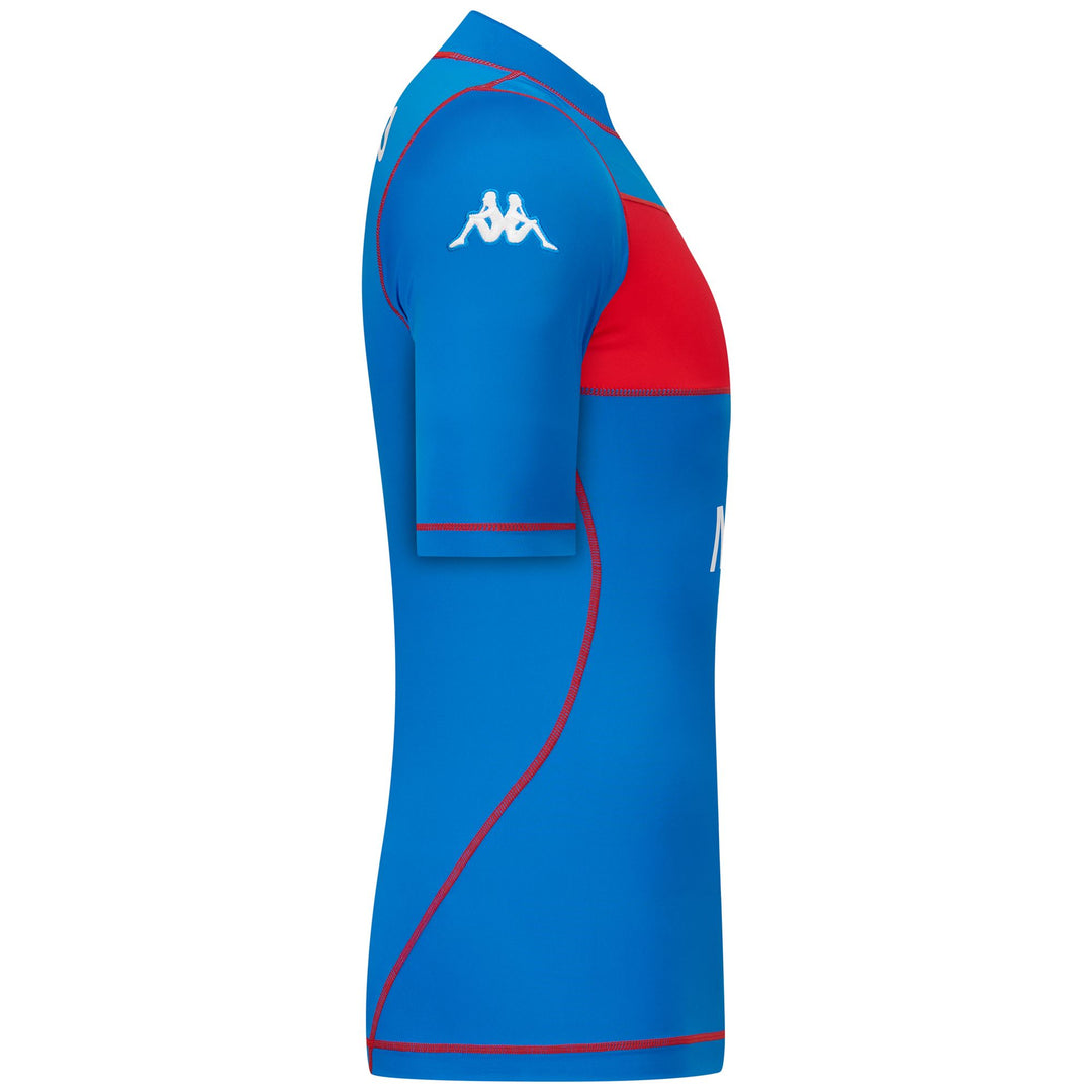Blue and Red Men's Active Jersey in Stretch Fabric main