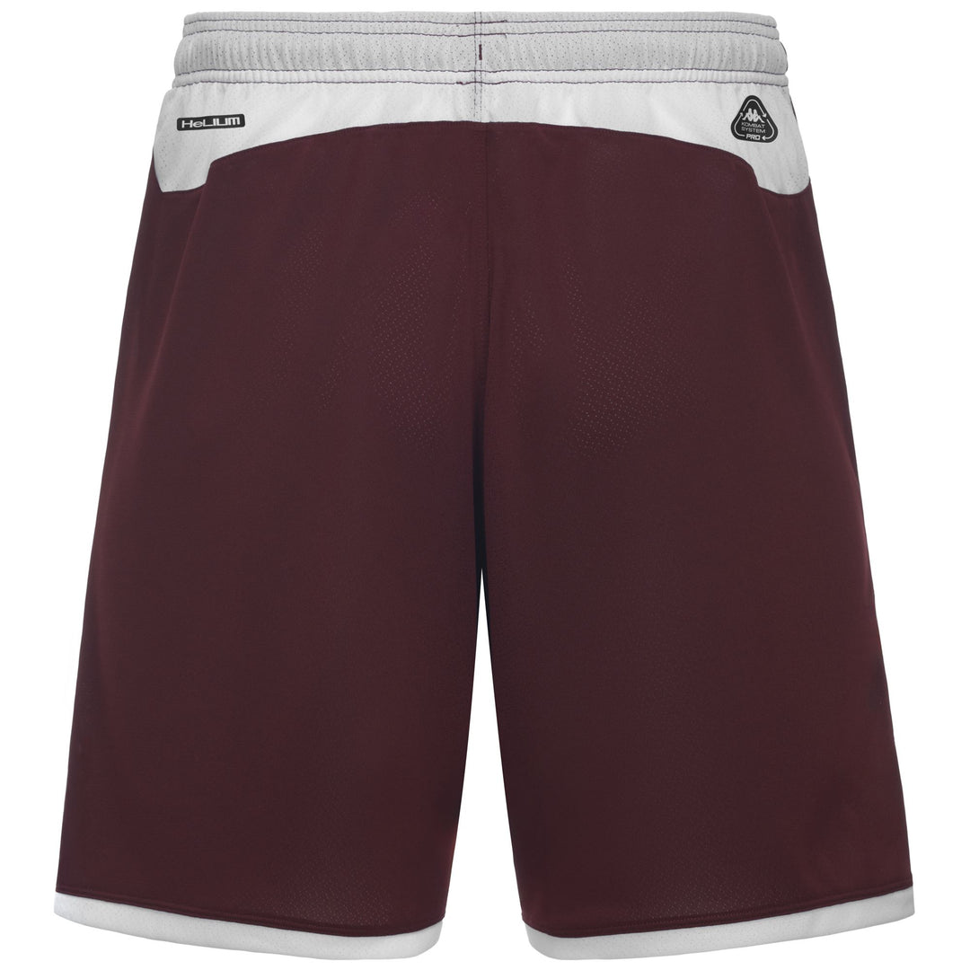 MIXIO PRO 2 UBB - Shorts - Shorts de sport - Homme - Bordeaux-White main