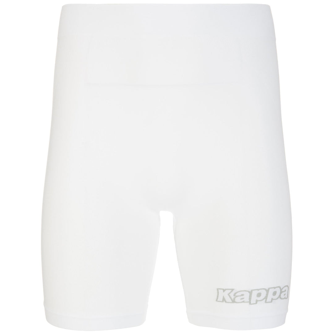 Slip sportivi unisex bianchi a metà polpaccio con tecnologia Skin Fit. 01