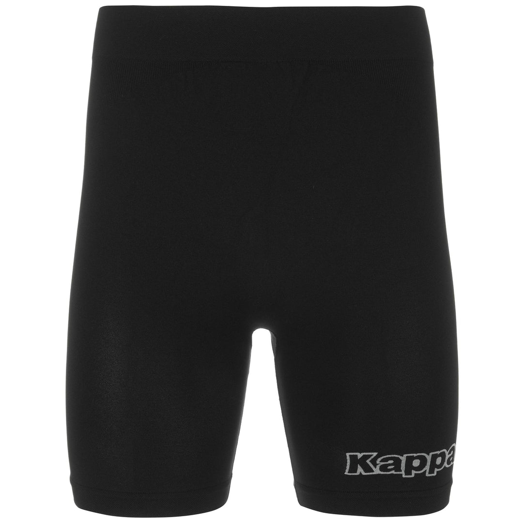 Pantaloncini aderenti traspiranti unisex neri 01