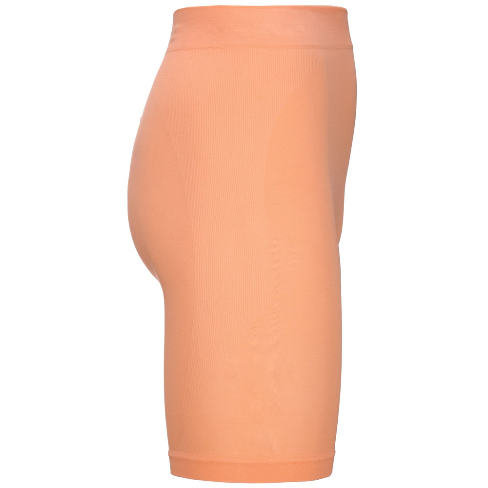 Sous-vêtements mi-longs unisexes orange fonctionnels et ajustés 02