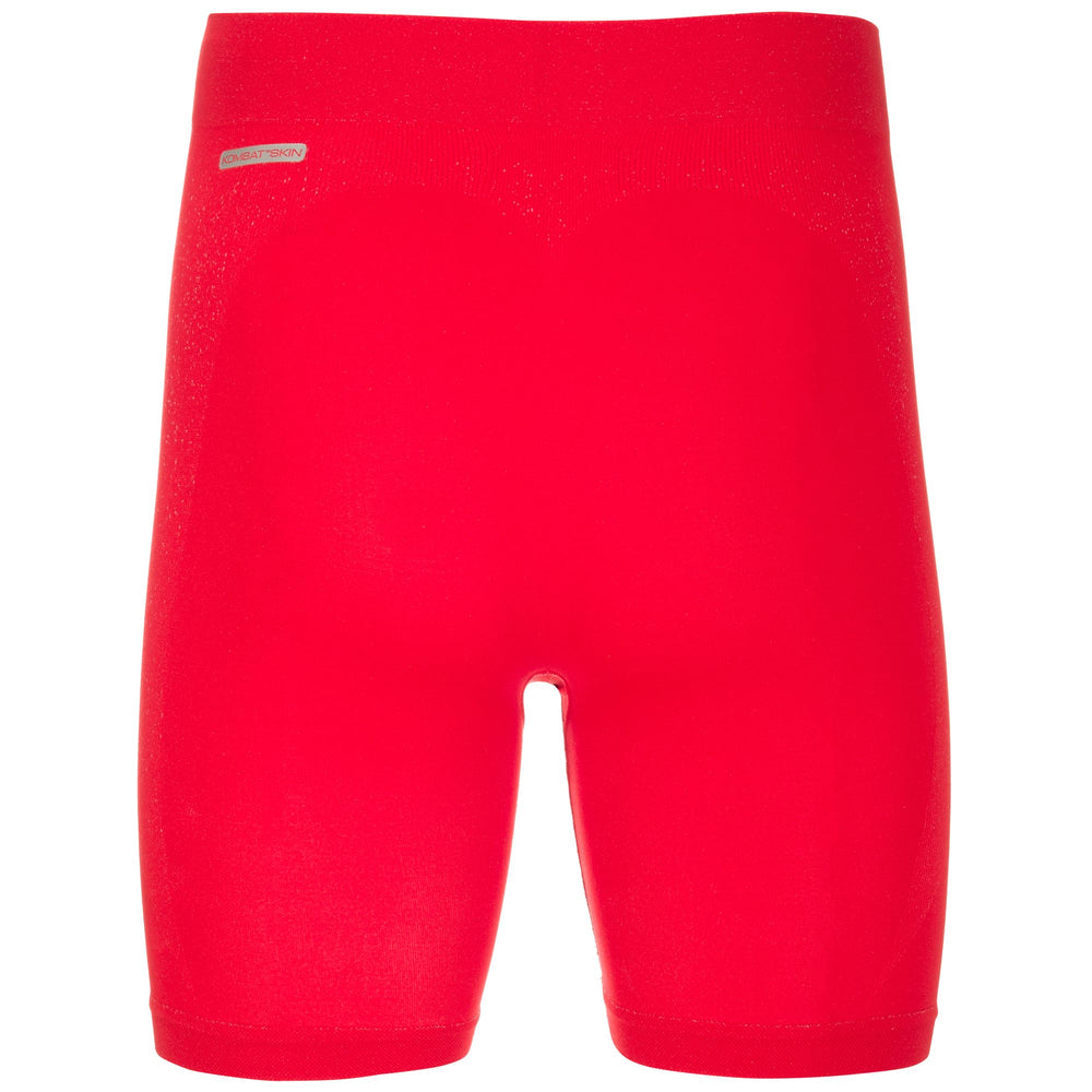 Sous-vêtements de football rouges unisexes moulants sans coutures 02