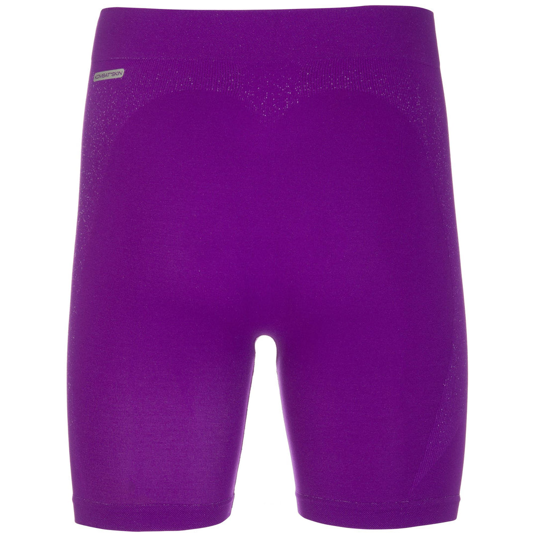Sous-vêtements de football unisexes violets en fibre élastique main