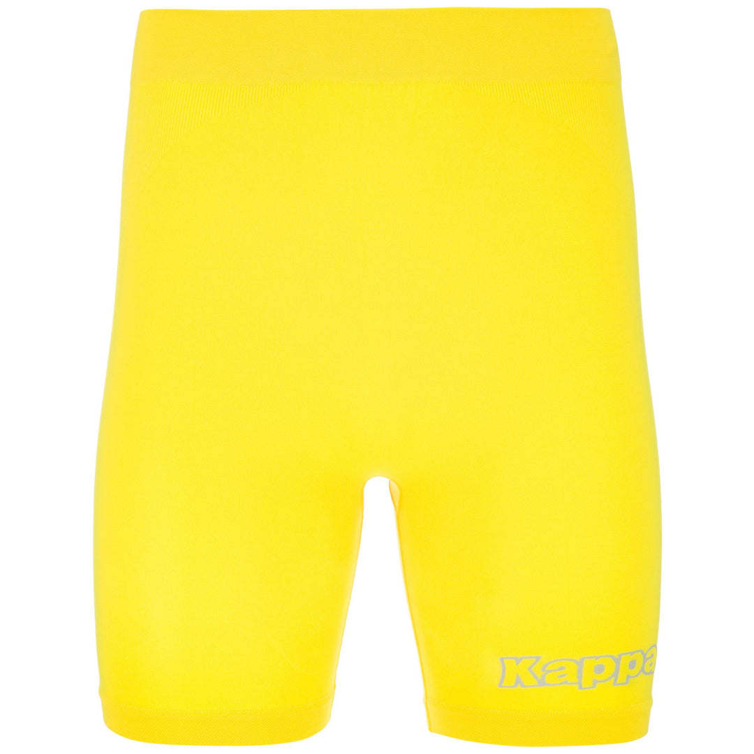 Culotte unisexe jaune, coupe seconde peau, élastique, mi-longue, avec protection Hydro-Way 01