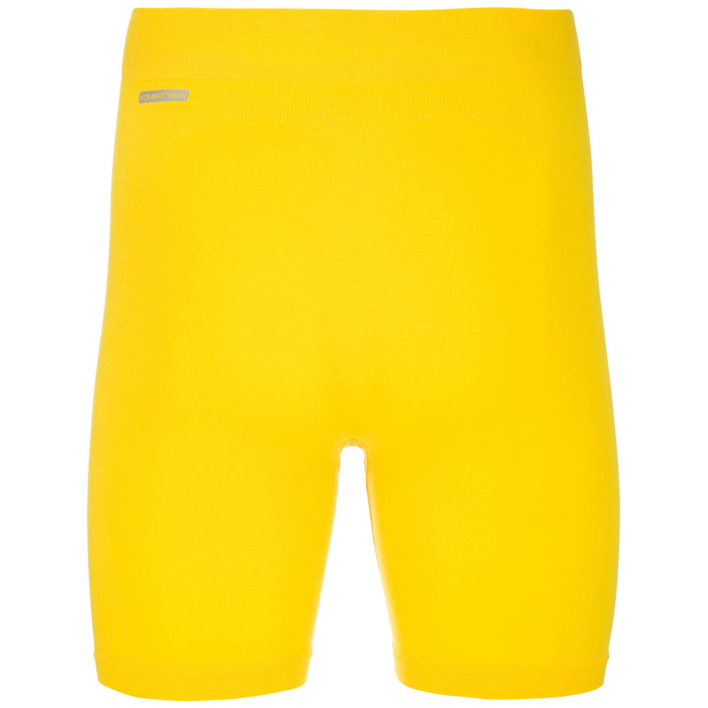 Yellow Unisex KOMBAT Mid Underpants with Bacterial Protection 02