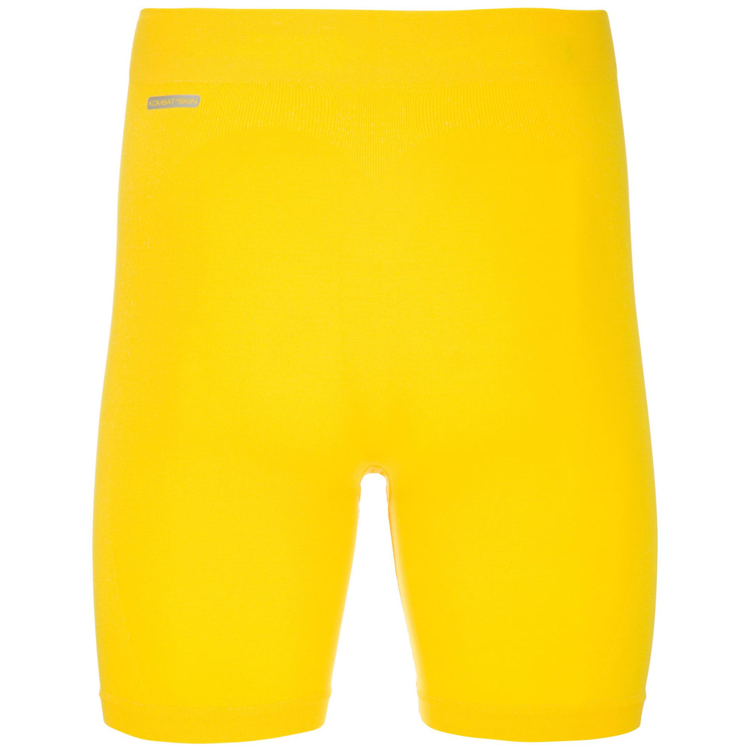 Yellow Unisex KOMBAT Mid Underpants with Bacterial Protection main