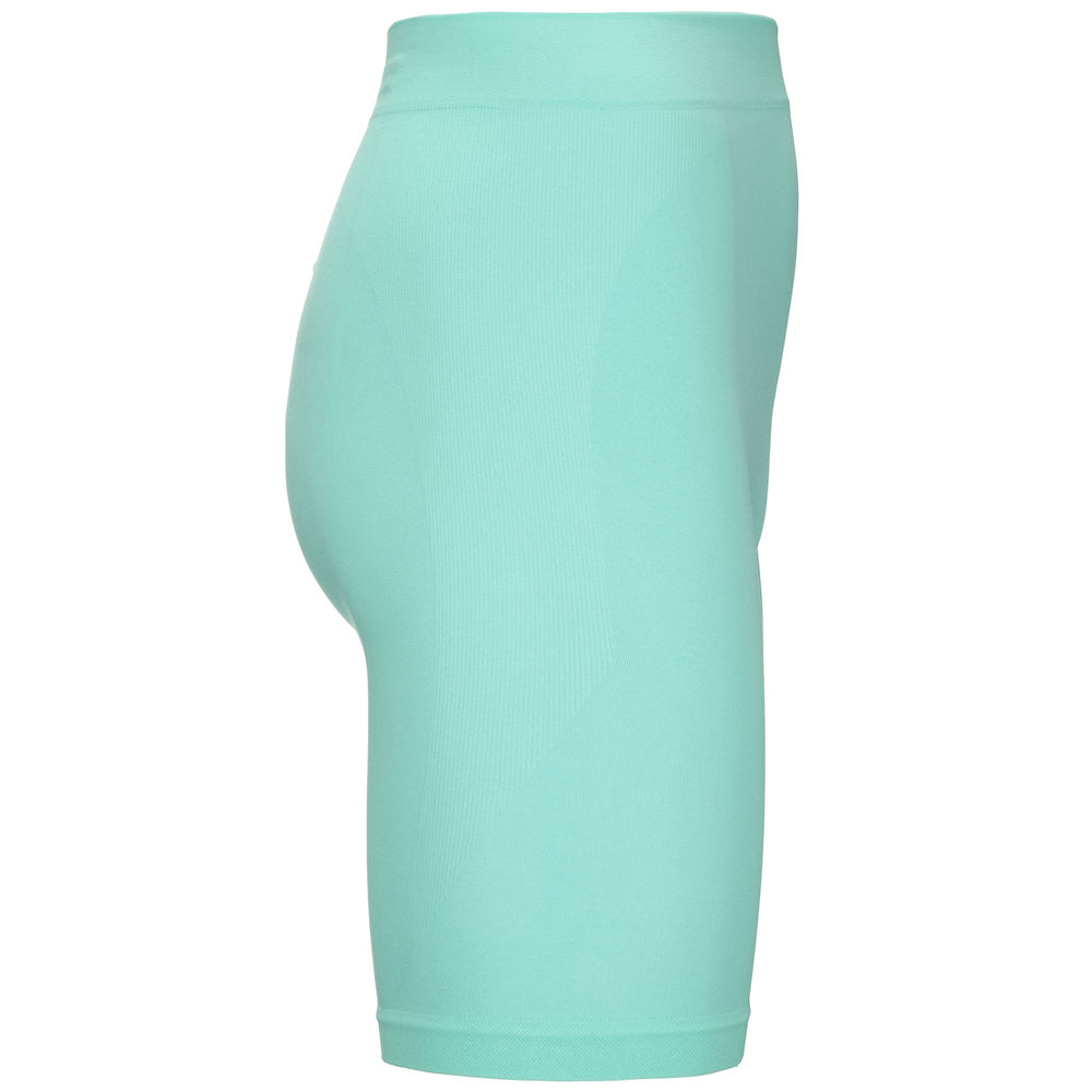 Pantalones cortos de fútbol unisex color verde playa con protección Hydro-Way 02