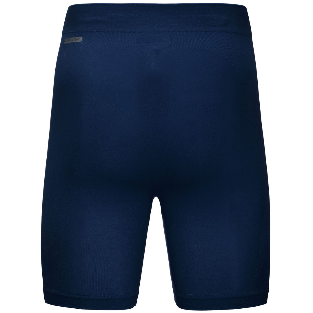 Calzoncillos de fútbol unisex azules ajustados al cuerpo en fibra elástica. main
