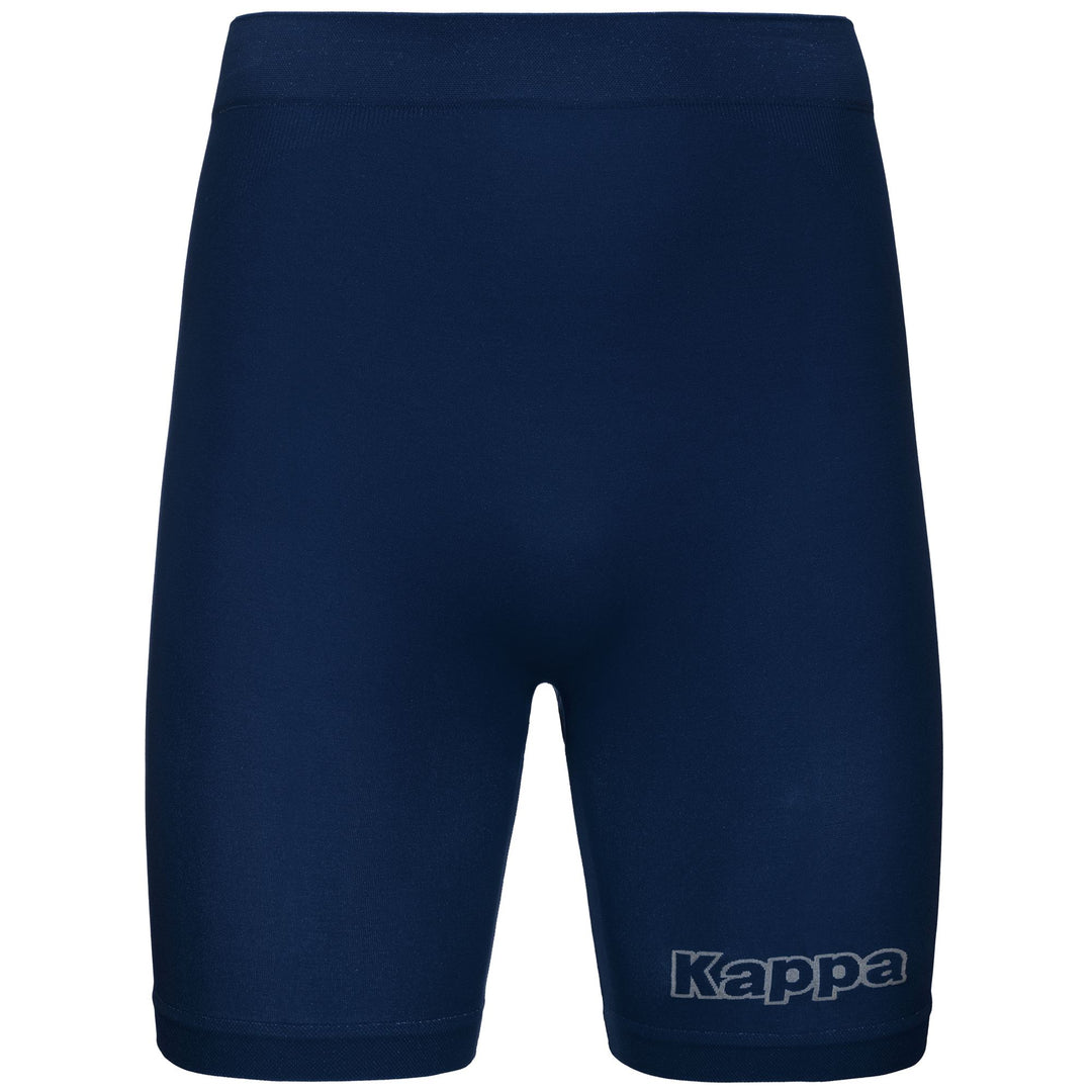 Sous-vêtements de football unisexes bleus, coupe seconde peau, en fibre élastique 01