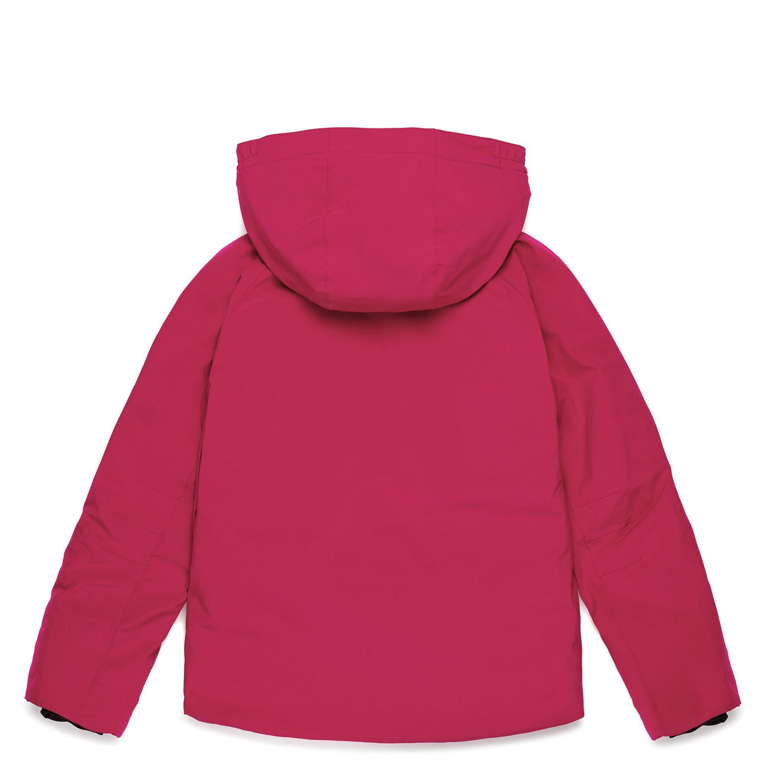 Fuchsia Unisex Kid's Regular Fit Ski Jacket with Waterproof Protection main