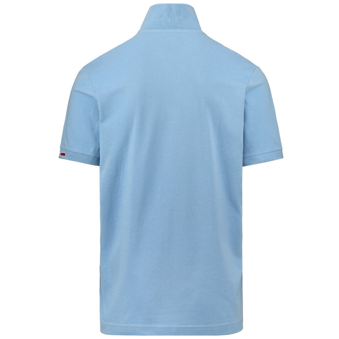 Polo Shirts Man LOGO  MALTAXITA MSS Polo BLUE DUSK Dressed Side (jpg Rgb)		