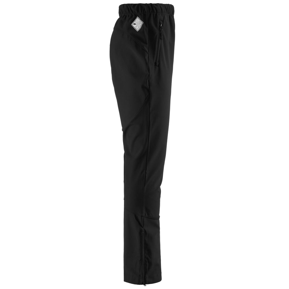 Pantalon de ski noir pour homme, coupe slim, coupe-vent et imperméable, en tissu polaire 02